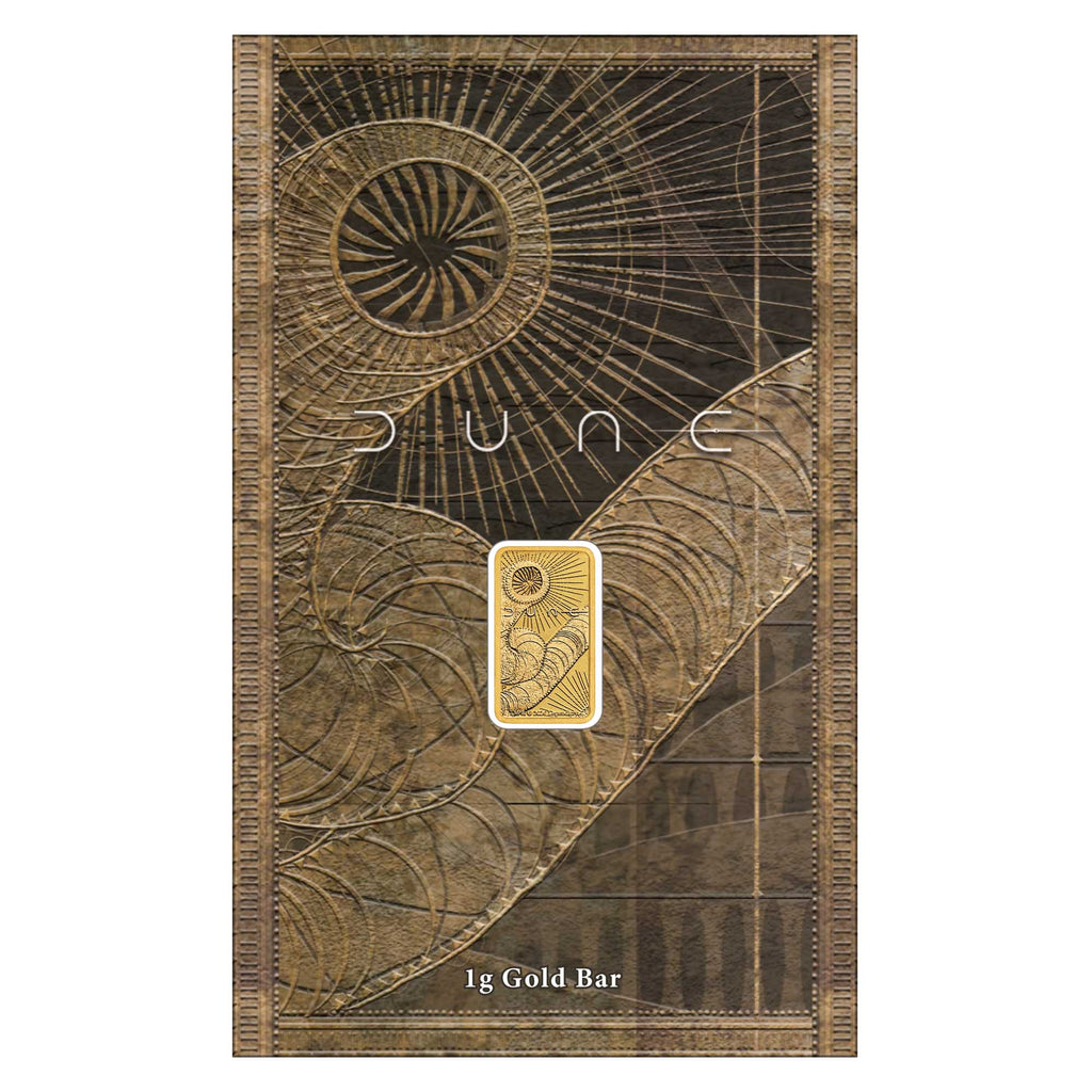 The Perth Mint DUNE 1g Gold Minted Bar