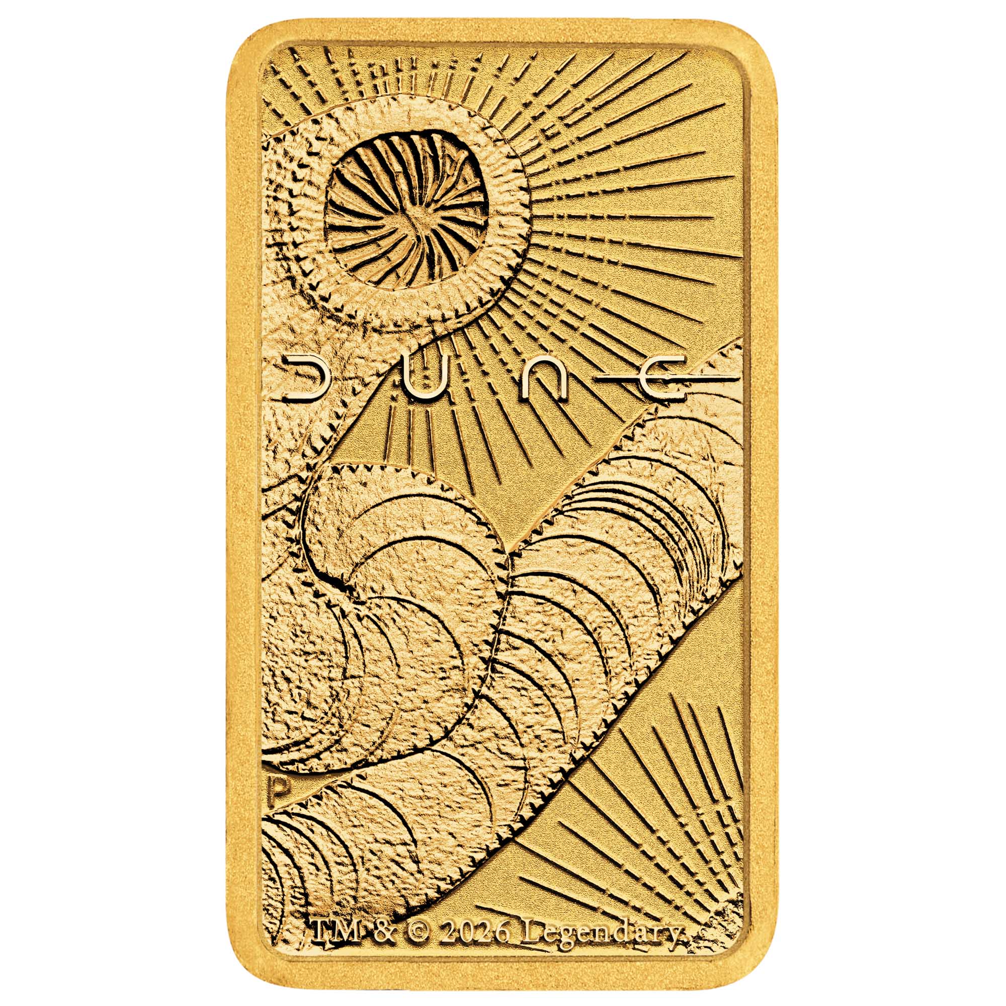 The Perth Mint DUNE 1g Gold Minted Bar