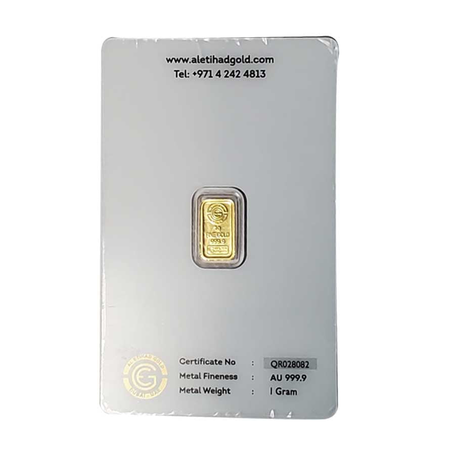 Al Etihad - Lily 1 Gram Gold Bar