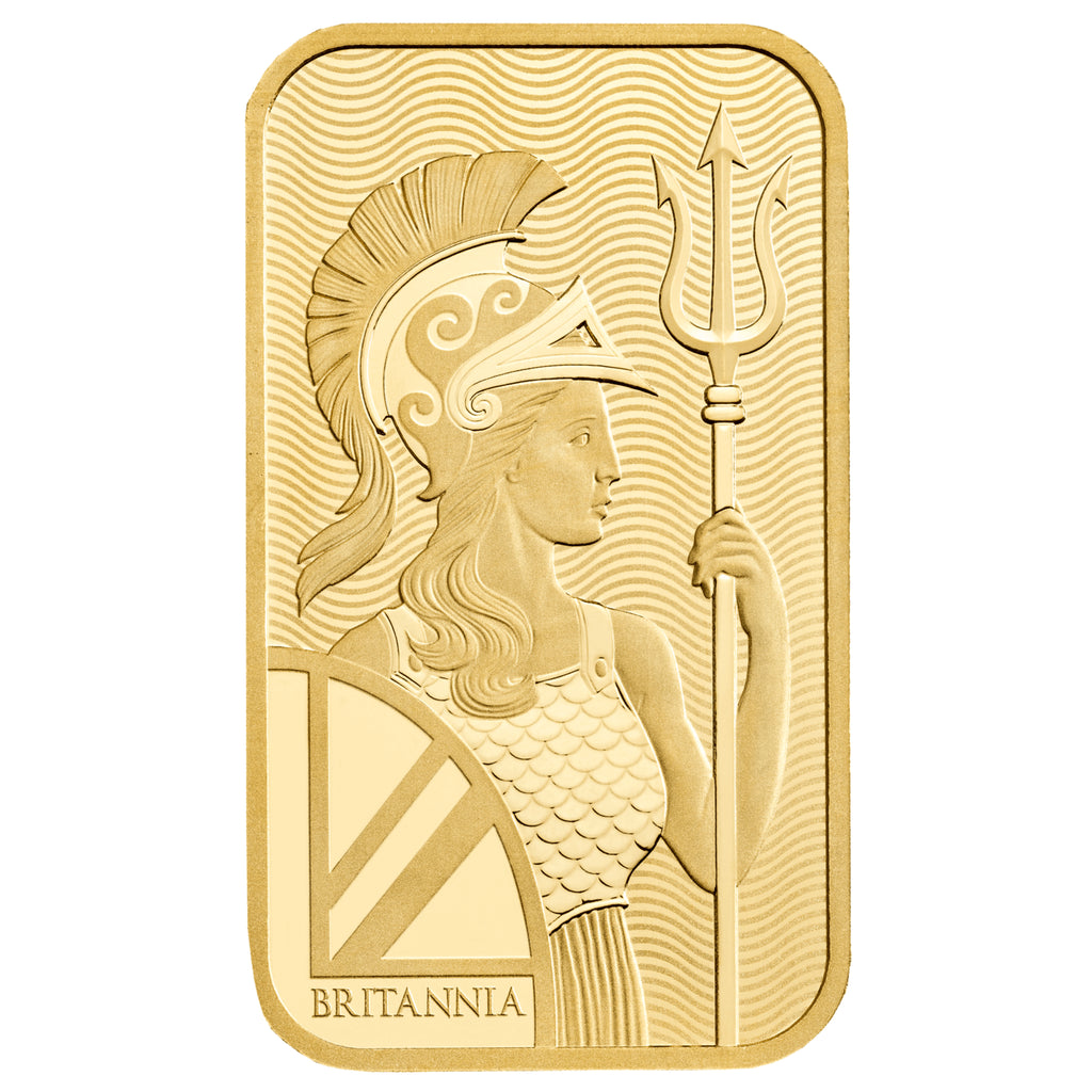British Britannia 1 Gram Gold Bar