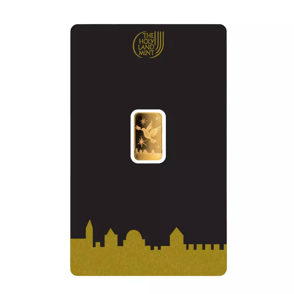 1 gram Gold Bar - Dove of Peace