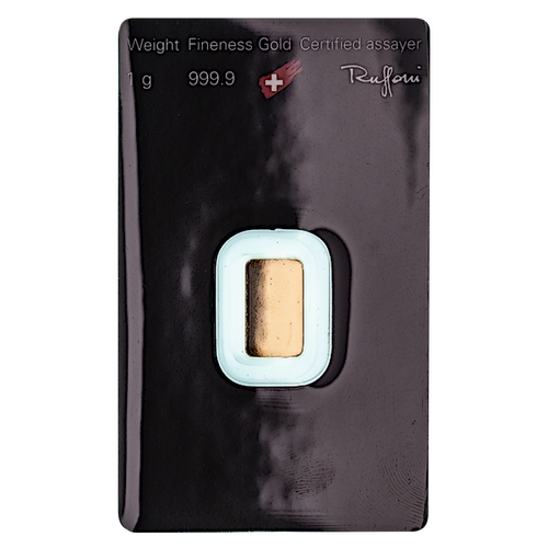 1 Gram Argor-Heraeus Swiss Gold Bullion Bar