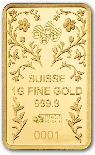 1G PAMP Suisse Una & The Lion Gold Bar