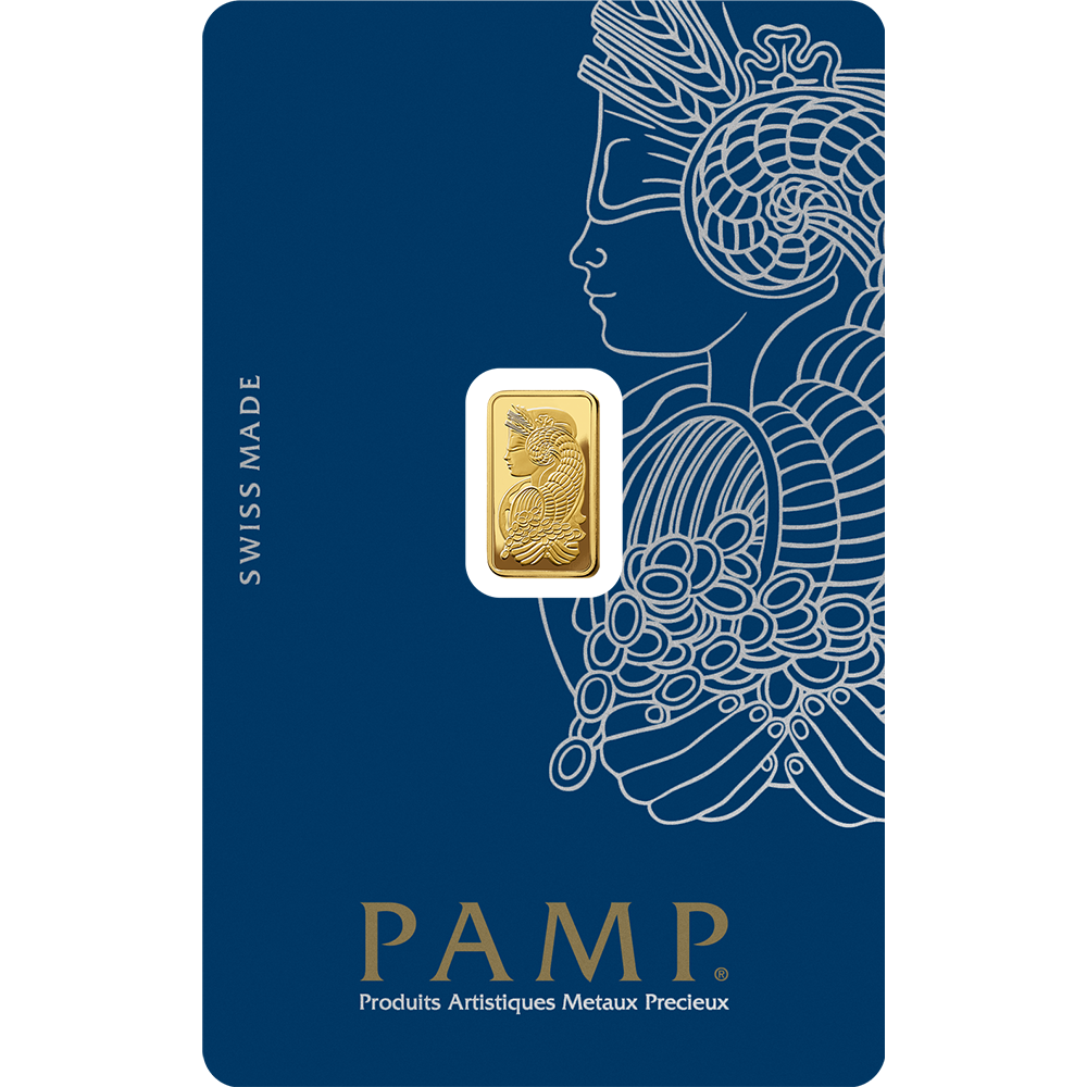 Lady Fortuna™ Gold Minted Bar - 1g