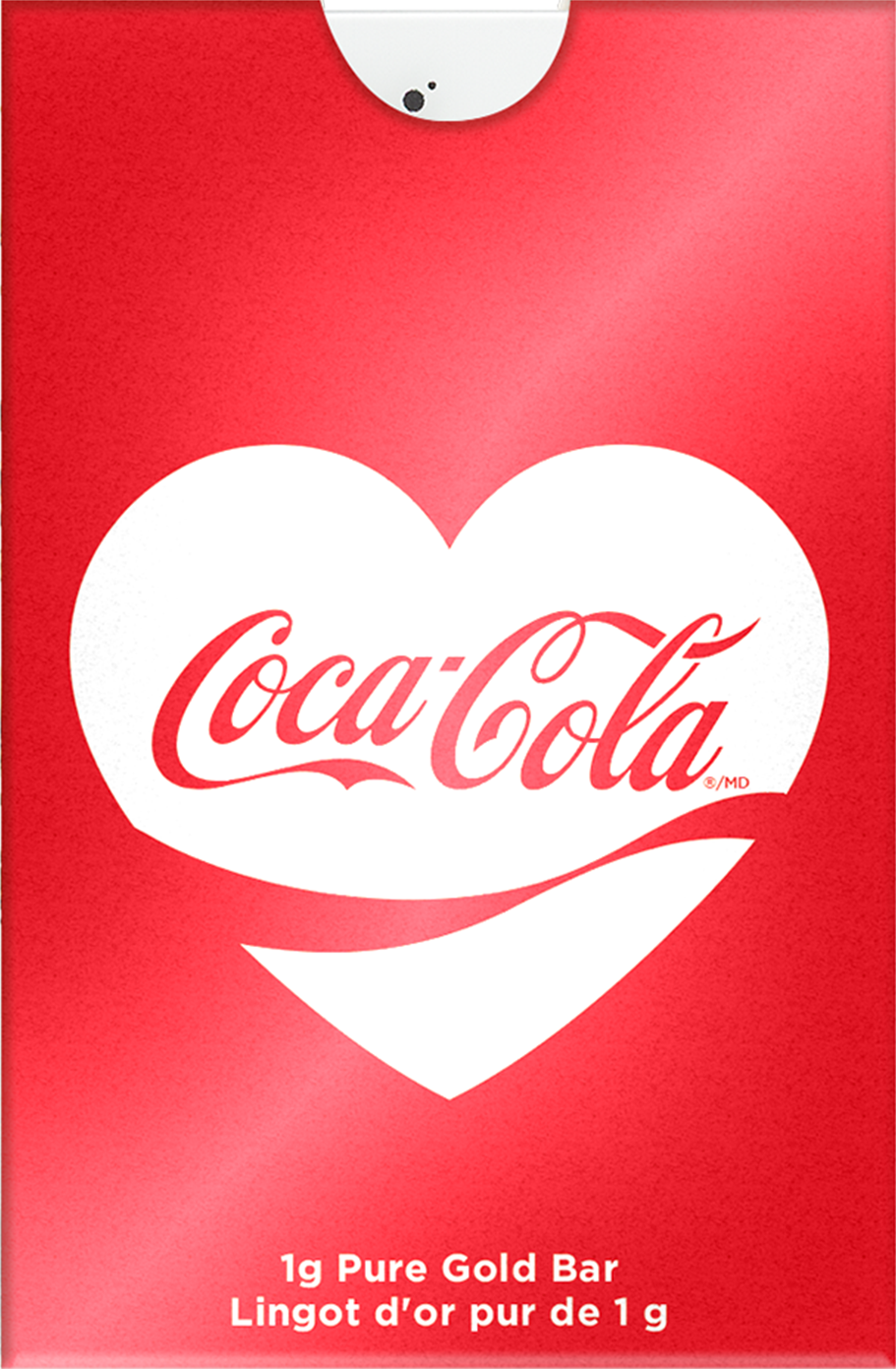 1g Gold Bar Coca-Cola® Love