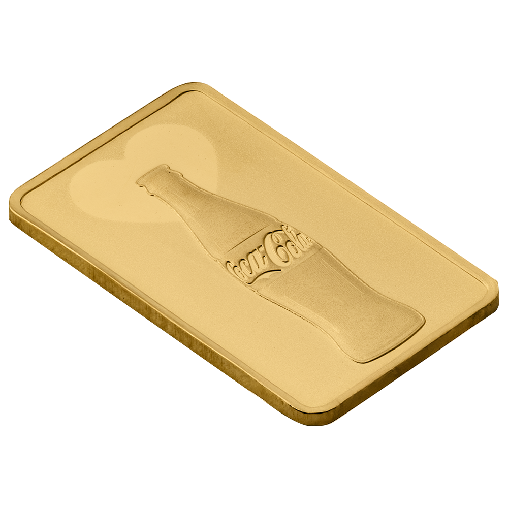 1g Gold Bar Coca-Cola® Love