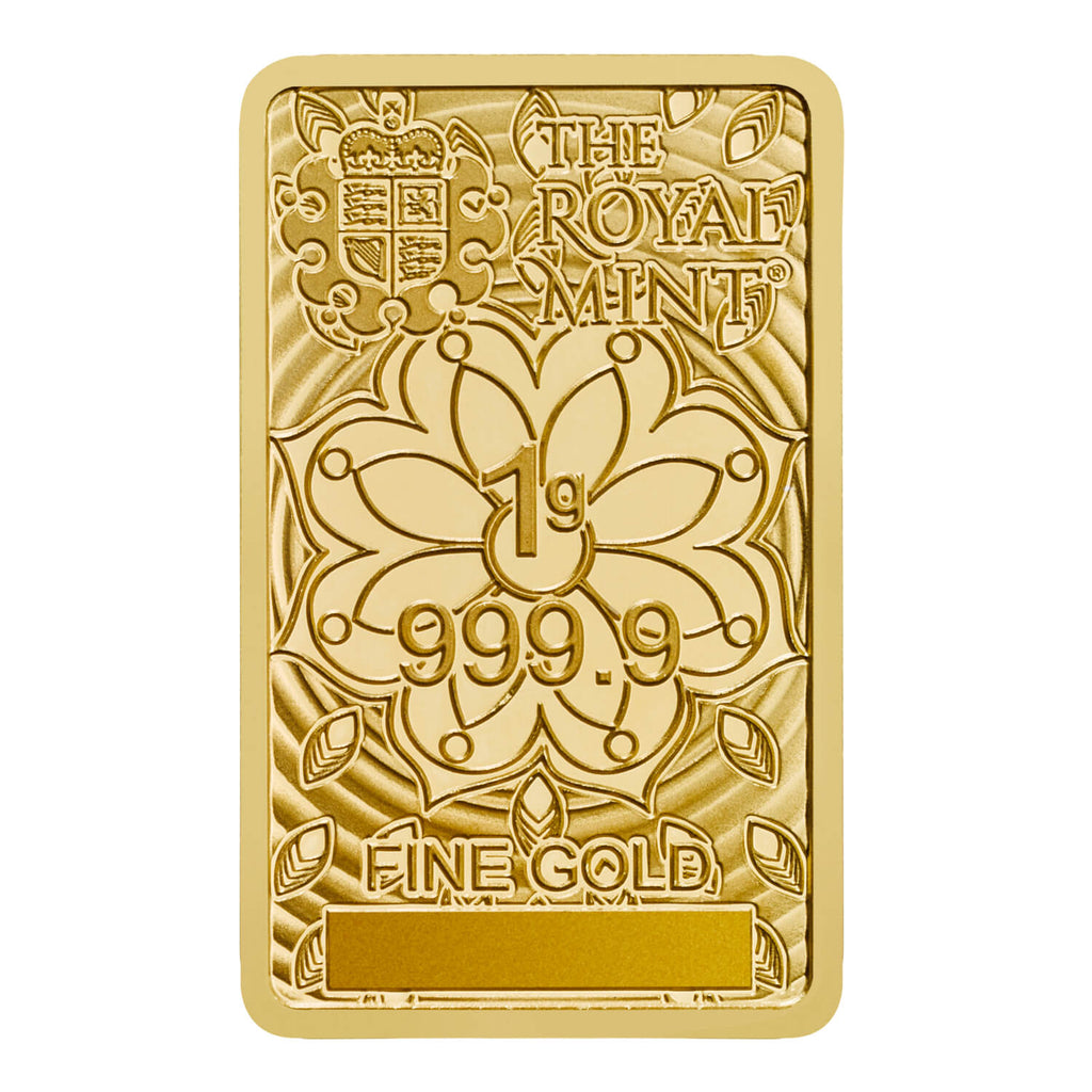 The Royal Mint Lakshmi 1g Gold Bullion Minted Bar