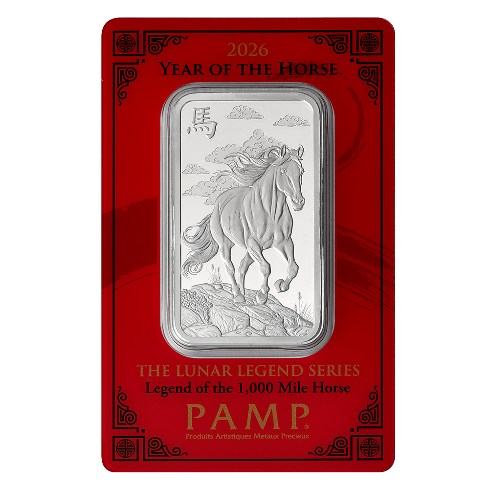 Lunar Legends 2026 Year of the Horse 1oz Silver Bar
