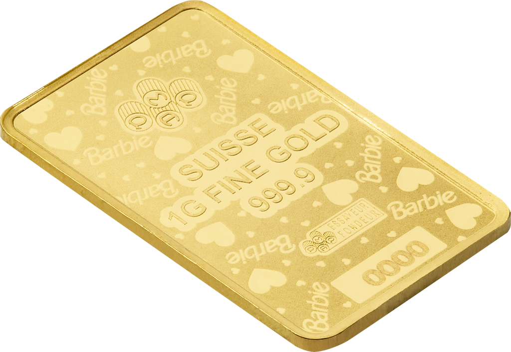1g Gold Bar Barbie™ Valentine’s Day