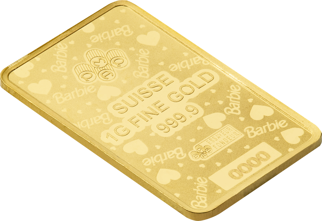 1g Gold Bar Barbie™ Valentine’s Day