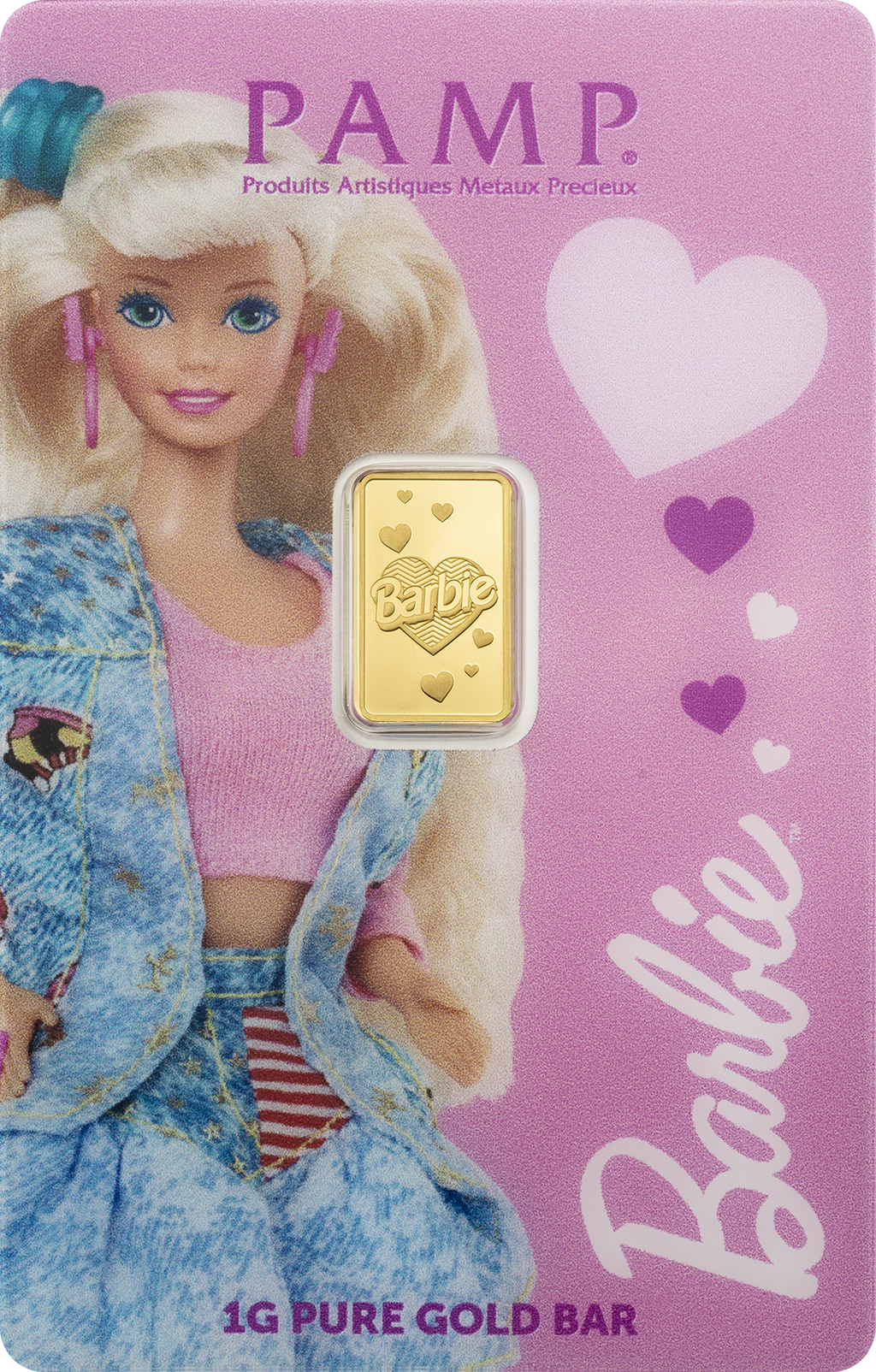 1g Gold Bar Barbie™ Valentine’s Day