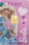 1g Gold Bar Barbie™ Valentine’s Day