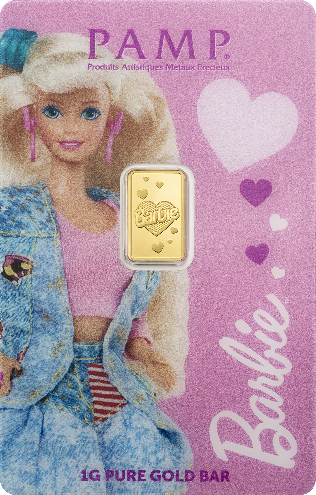 1g Gold Bar Barbie™ Valentine’s Day