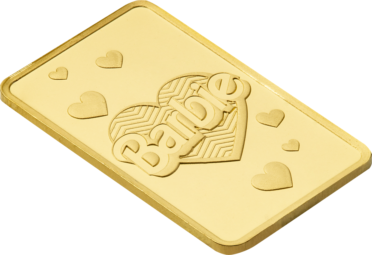1g Gold Bar Barbie™ Valentine’s Day