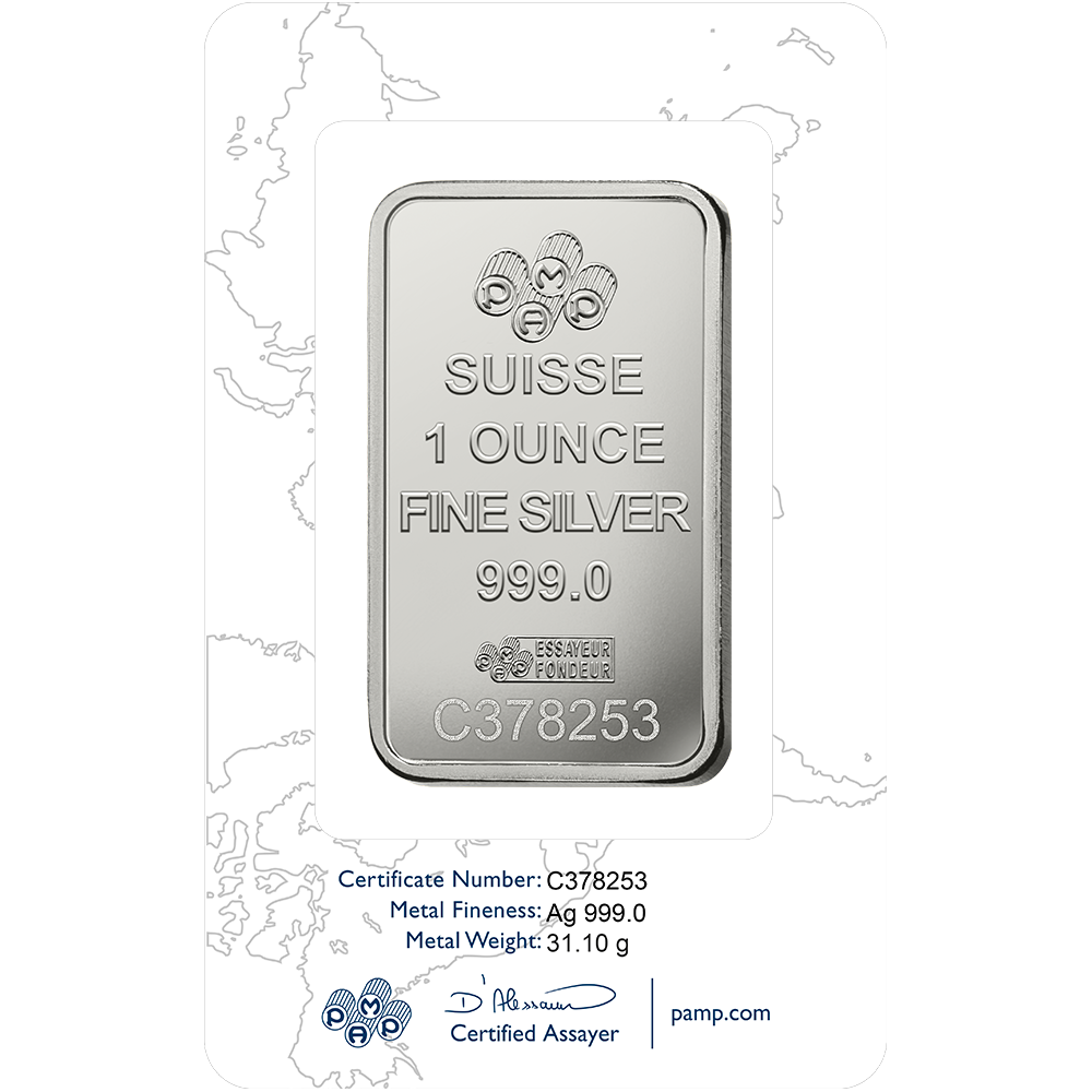 Lady Fortuna™ Silver Minted Bar - 1oz