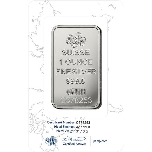 Lady Fortuna™ Silver Minted Bar - 1oz