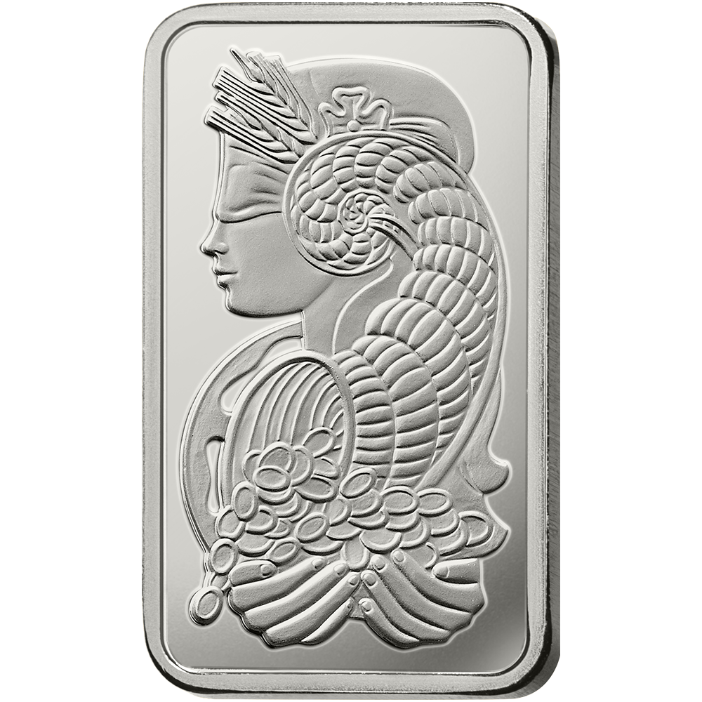 Lady Fortuna™ Silver Minted Bar - 1oz
